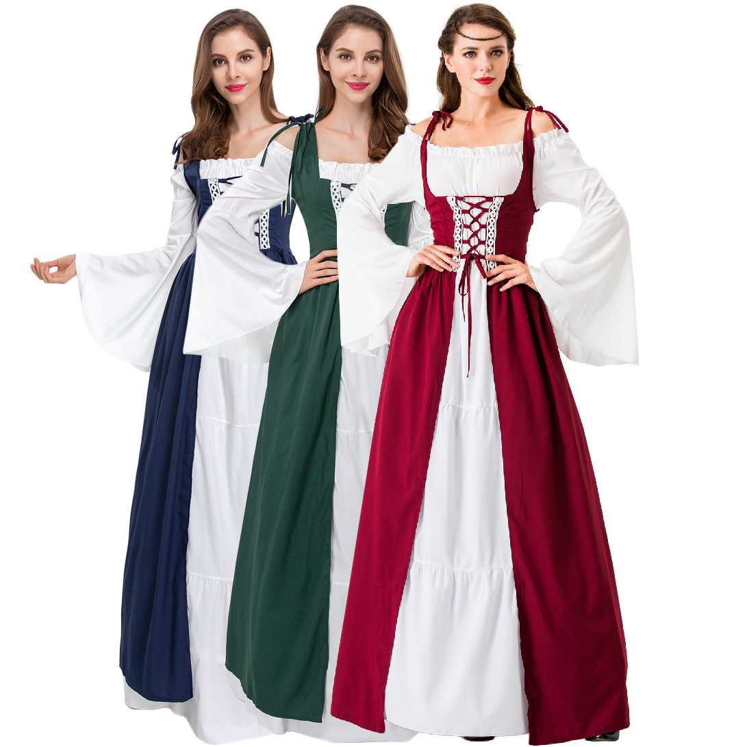 Medieval Renaissance Dress Women - Lady Medieval Princess Dress Renaissance Victorian
