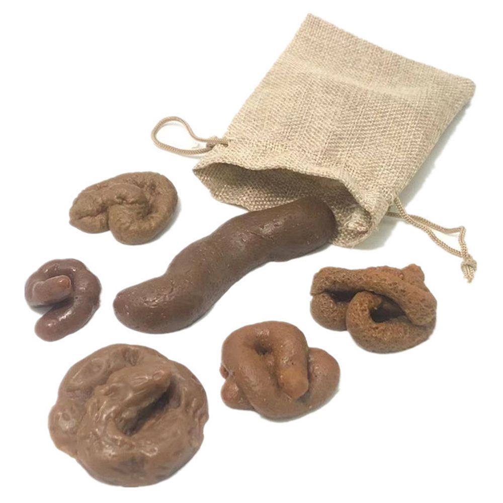 Fake Poop Gag Gift - 6Pcs Turd Mischief Tricky Fool's Holiday