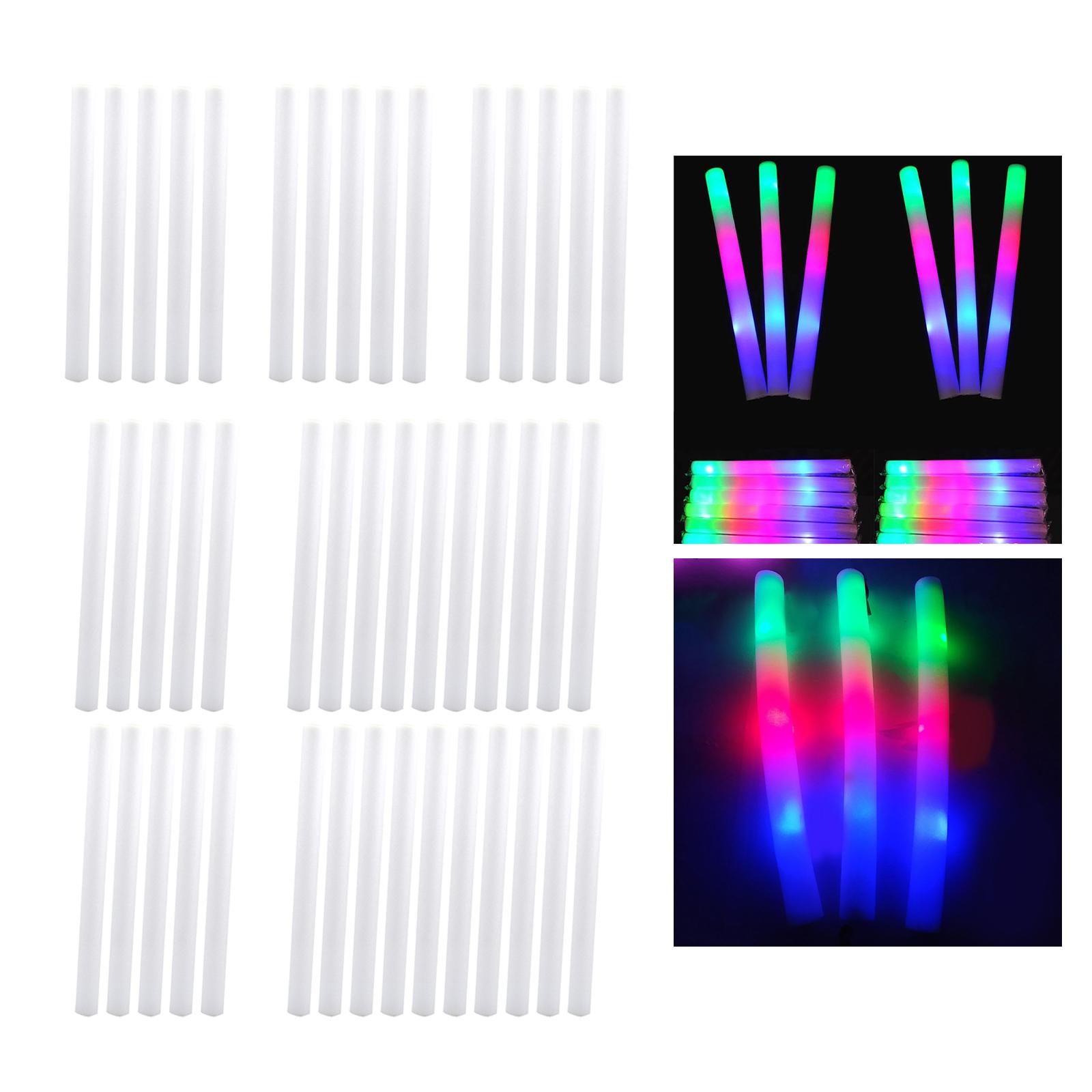 Flashing Led Foam Sticks Party - LED Foam Sticks Party Favors Flashing