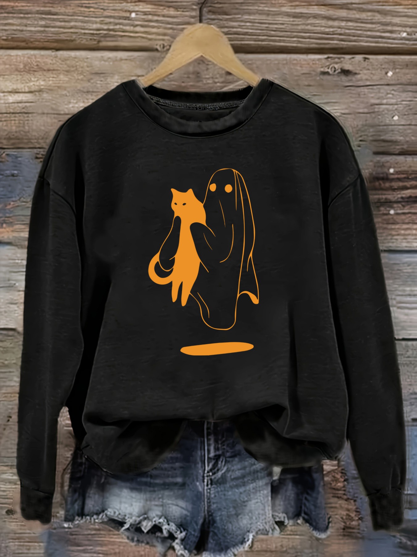 Costumes - Women's Casual Long Sleeve Crew Neck