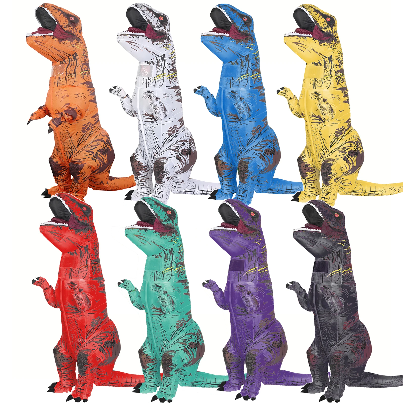 Inflatable Dinosaur Costume Adult - Tyrannosaurus Inflatable Dinosaur Costume T-rex for
