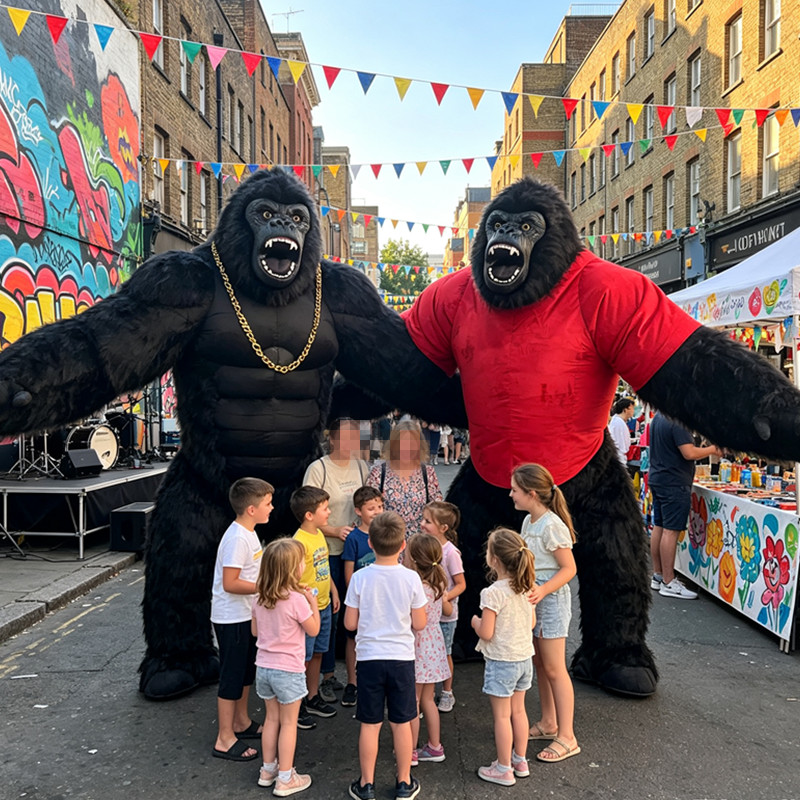 Inflatable Gorilla Cartoon Dol - đánh giá và giá Inflatable Dinosaur Costume Adult