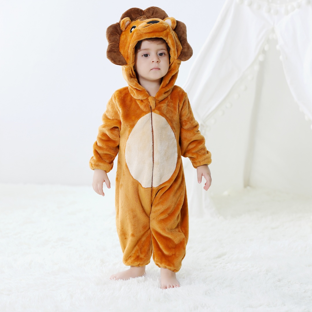 Baby Kigurumi Cute Lion Cartoo - đánh giá và giá Spiderman Jumpsuit Kids