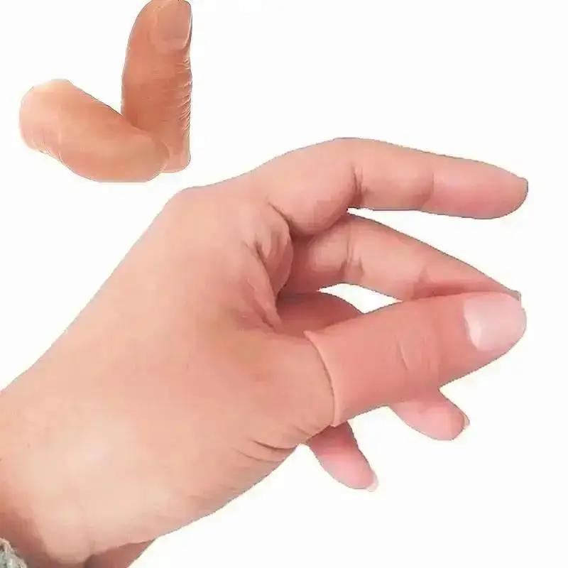 5Pcs/Set Hot Fakes Soft Thumb  - đánh giá và giá Thumb Tip Magic Trick Set
