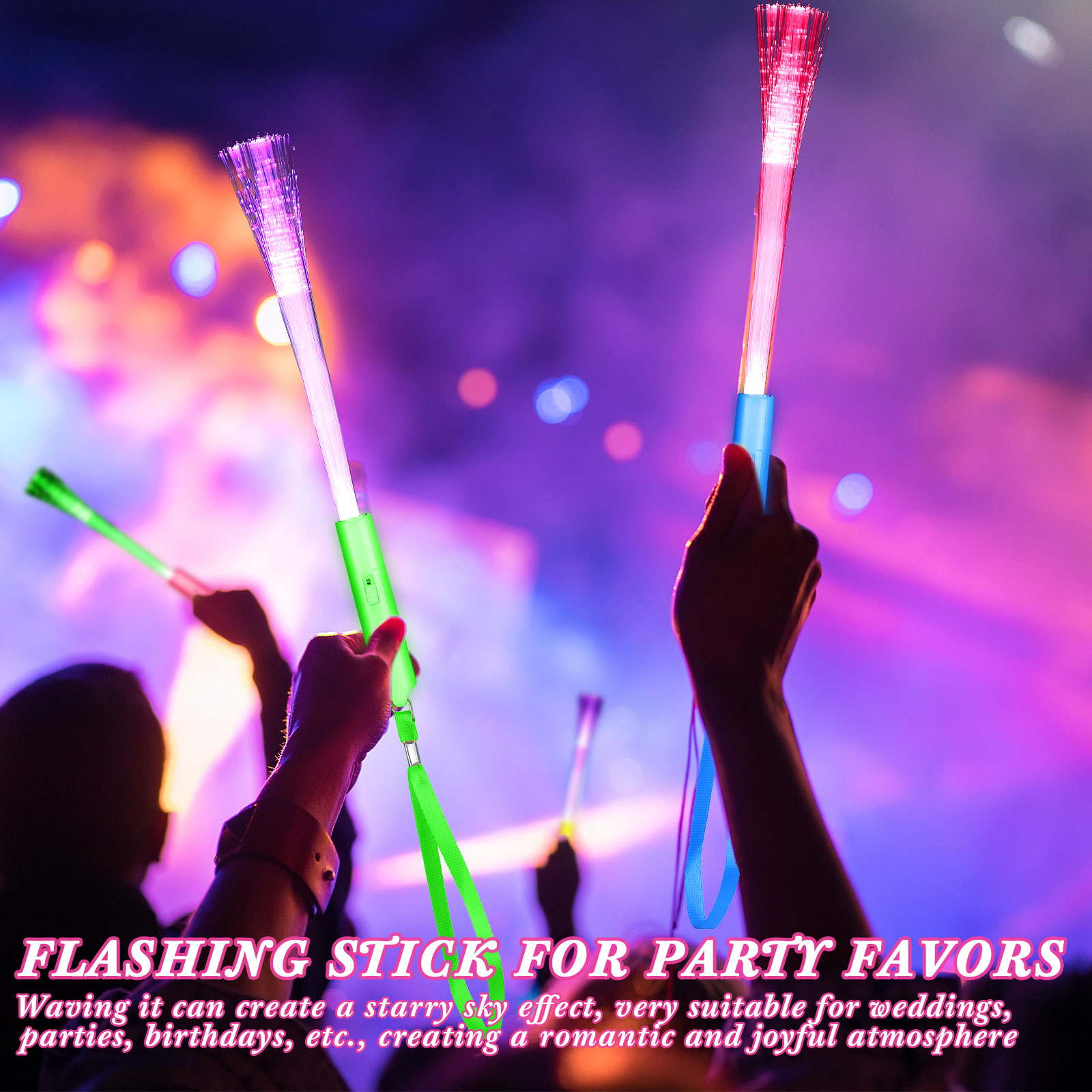 24-200Pcs Fiber Optic Wands Gl - đánh giá và giá Glow In The Dark Party Glasses