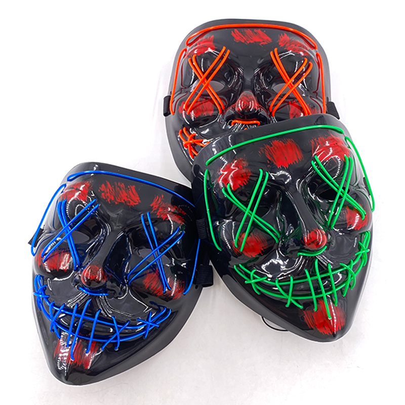Wholesale 10pcs Masque LED Pur - đánh giá và giá Led Purge Mask Halloween