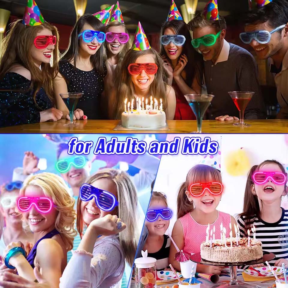 5-50 Pcs Light Up LED Glasses  - đánh giá và giá Glow In The Dark Party Glasses