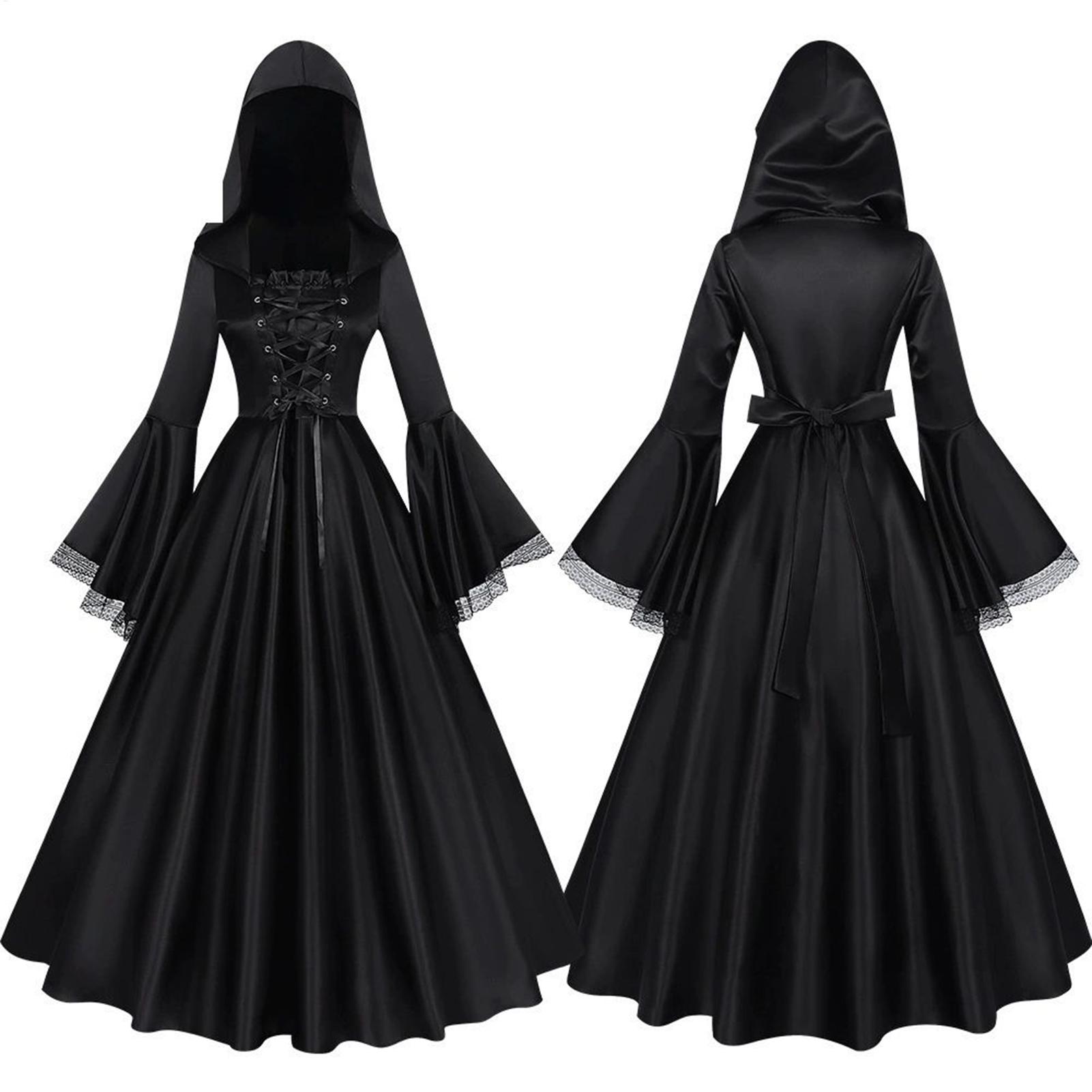 Halloween Witch Costume Mediev - đánh giá và giá Medieval Renaissance Dress Women