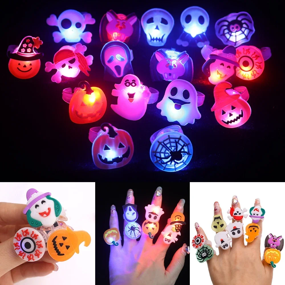 Halloween Luminous Rings Creat - đánh giá và giá Glow In The Dark Party Glasses