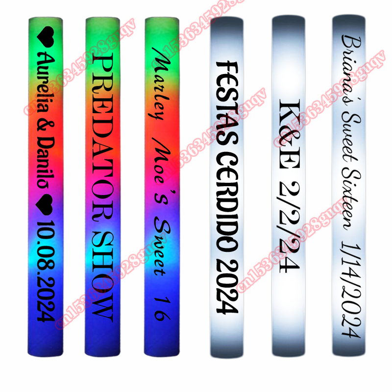 Ánh Sáng Trắng Gậy Phát Sáng 2 - đánh giá và giá Flashing Led Foam Sticks Party