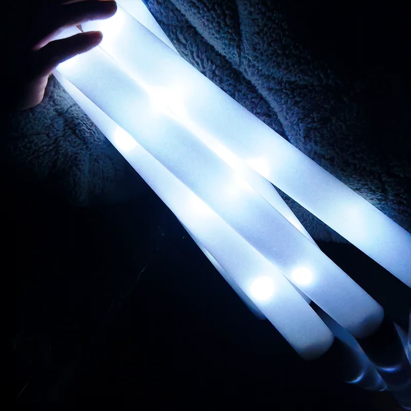 Ánh Sáng Trắng Gậy Phát Sáng 2 - đánh giá và giá Flashing Led Foam Sticks Party