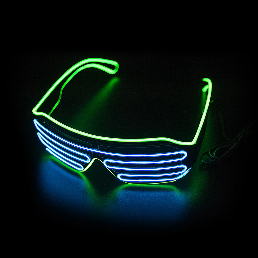 LED Glowing Glasses Gafas Lumi - đánh giá và giá Glow In The Dark Party Glasses