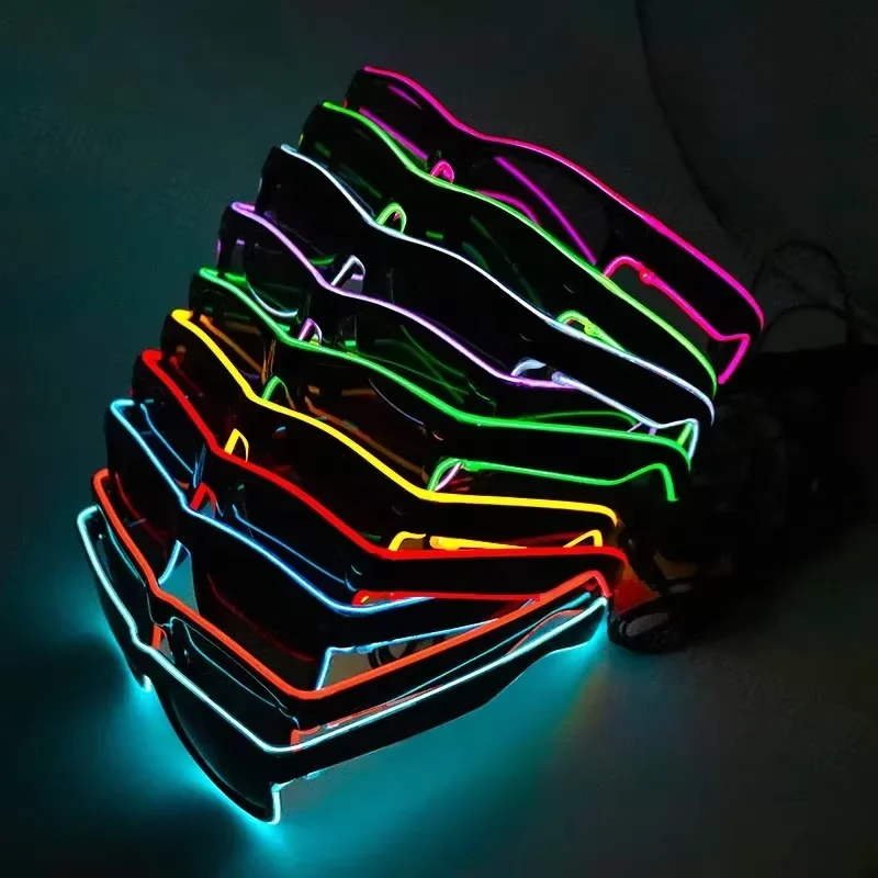 Neon LED Glowing Sunglasses Co - đánh giá và giá Glow In The Dark Party Glasses