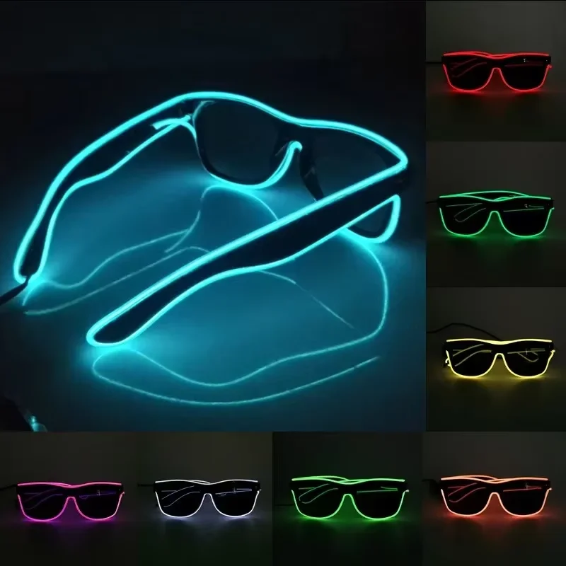 Neon LED Glowing Sunglasses Co - đánh giá và giá Glow In The Dark Party Glasses