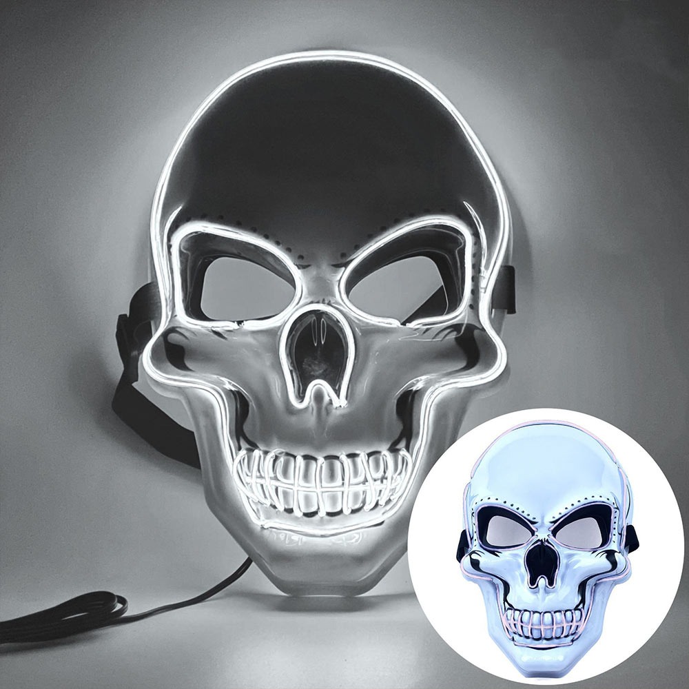 Fashion Horror Halloween Skull - đánh giá và giá Led Purge Mask Halloween