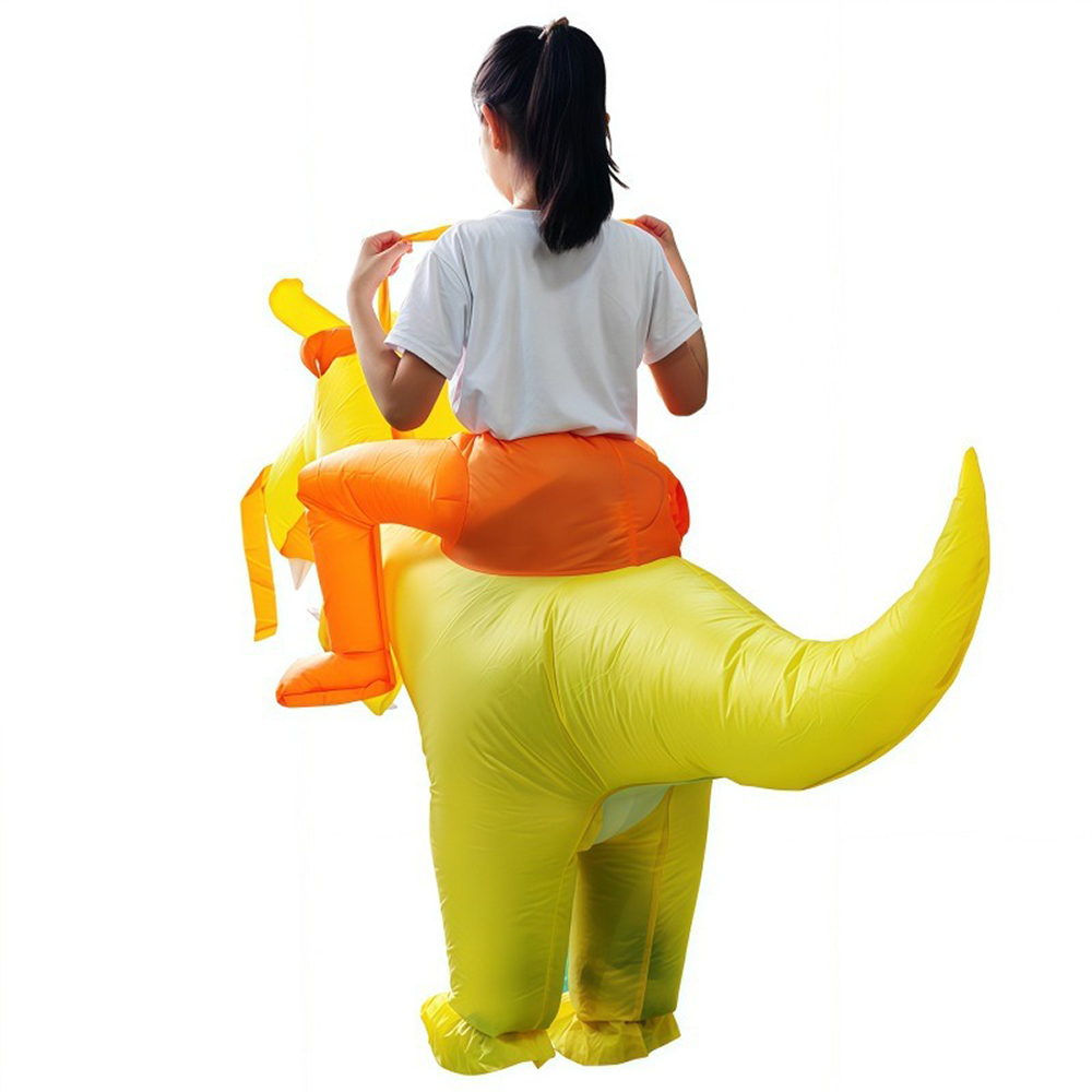 Child Riding Dinosaur Inflatab - đánh giá và giá Inflatable Dinosaur Costume Adult