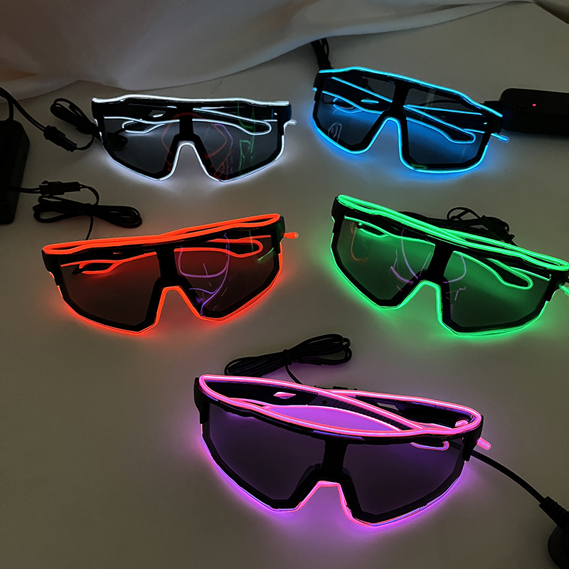 Cool Windproof LED Flashing Gl - đánh giá và giá Glow In The Dark Party Glasses