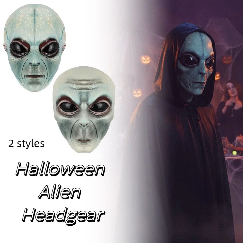 Latex Material Alien Mask Full - đánh giá và giá Latex Alien Mask Realistic