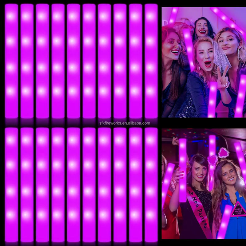 20Pcs Foam Glow Sticks Colorfu - đánh giá và giá Flashing Led Foam Sticks Party