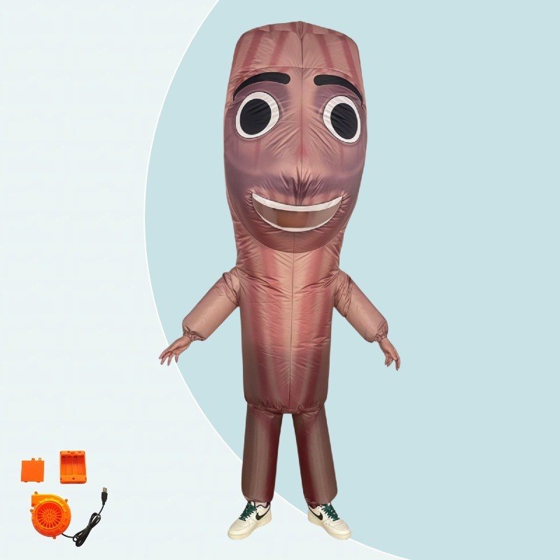 Long wooden stick man inflatab - đánh giá và giá Inflatable Dinosaur Costume Adult