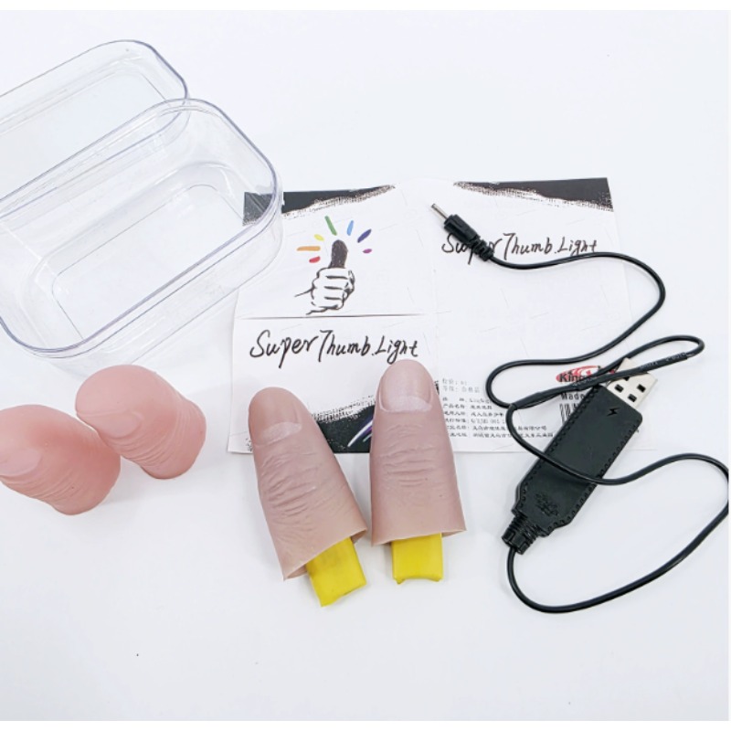 7 Color Light-Pair Set Chargin - đánh giá và giá Thumb Tip Magic Trick Set