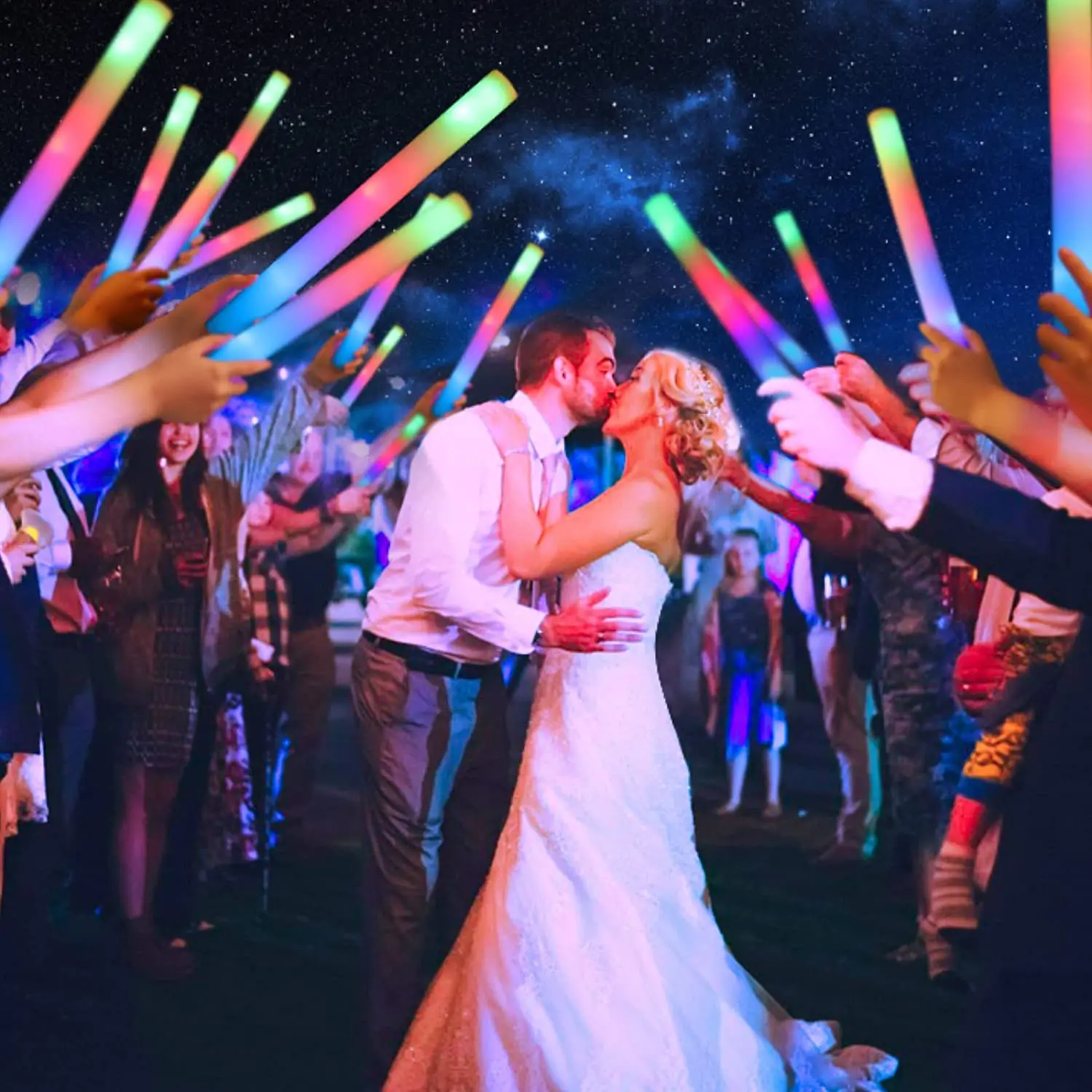 LED Glow Sticks Glow Foam Stic - đánh giá và giá Flashing Led Foam Sticks Party