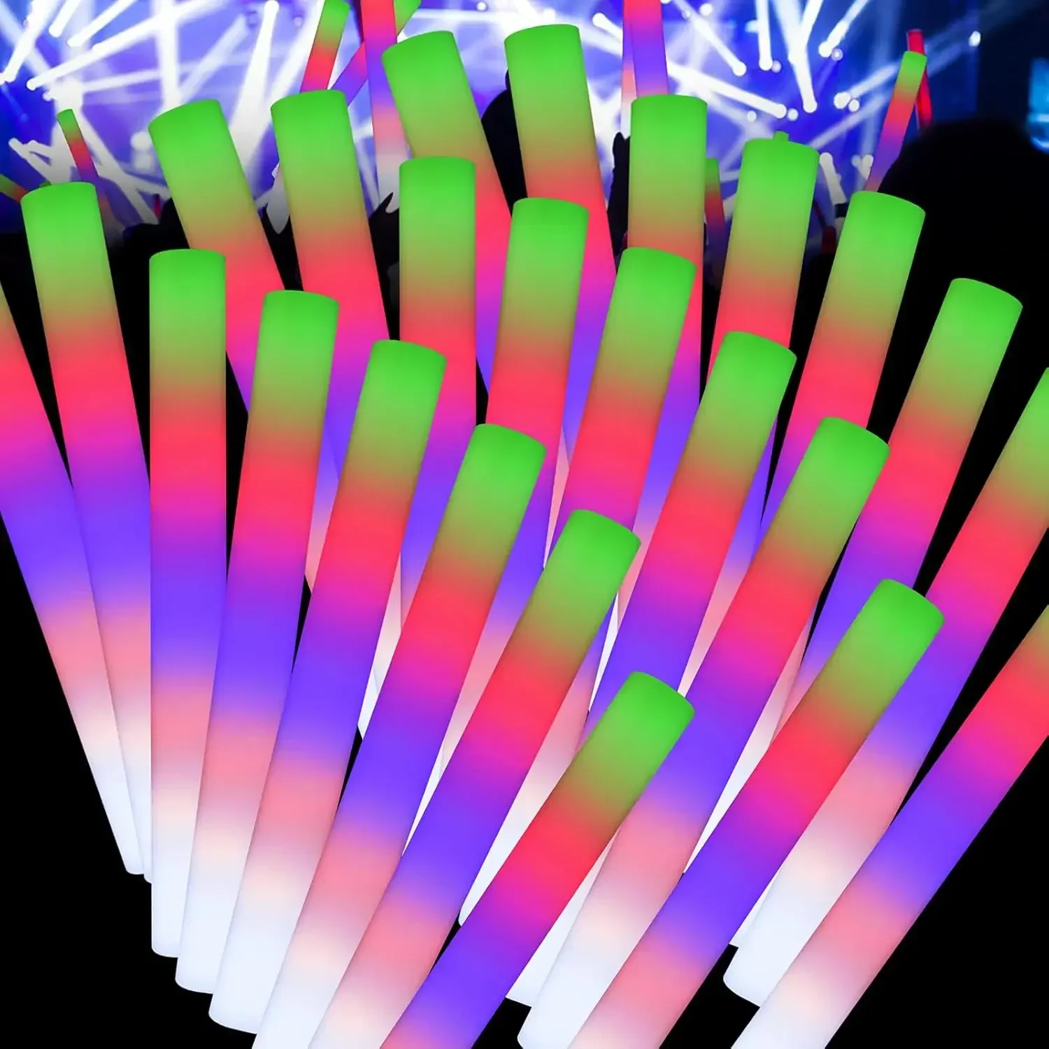2Z-50PCS Led Foam Glow Sticks  - đánh giá và giá Flashing Led Foam Sticks Party