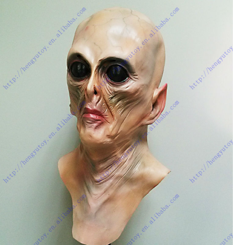 Deluxe Alien Mask Realistic La - đánh giá và giá Latex Alien Mask Realistic