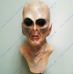 Deluxe Alien Mask Realistic La - đánh giá và giá Latex Alien Mask Realistic