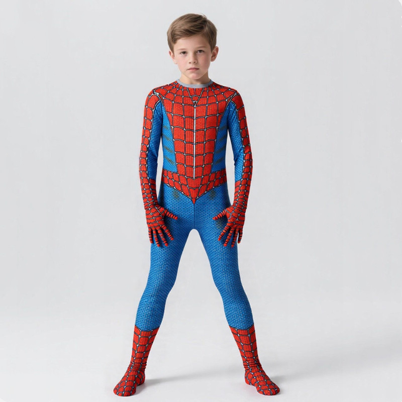 Unisex Kids Superhero Costume  - đánh giá và giá Spiderman Jumpsuit Kids