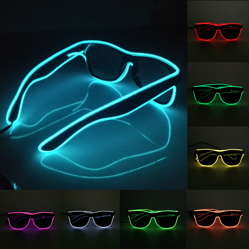 1PC Flashing EL Wire Led Glass - đánh giá và giá Glow In The Dark Party Glasses