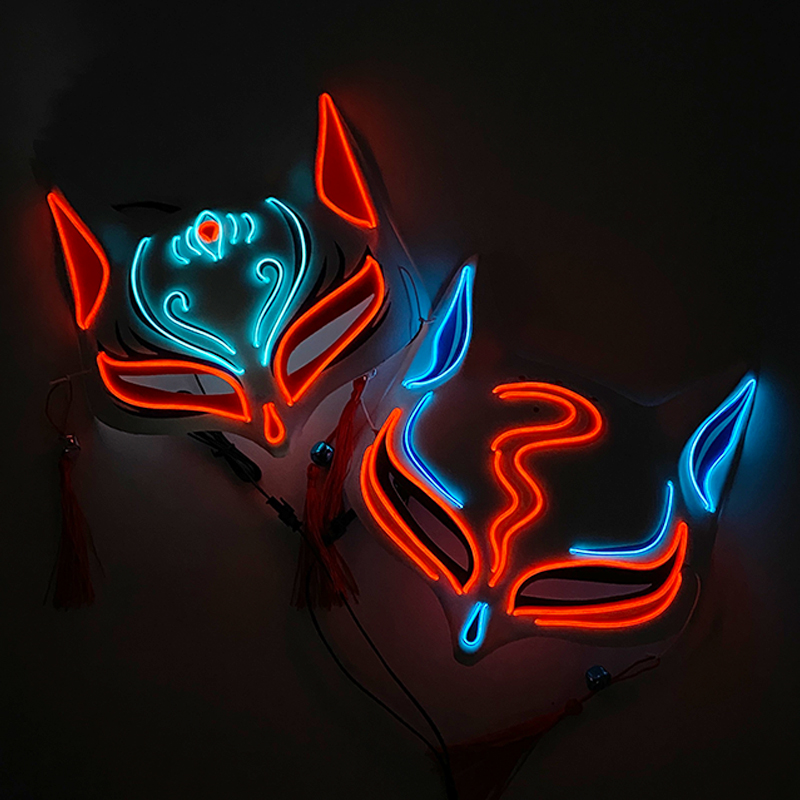 Kinh Dị Halloween Neon Mặt Nạ  - đánh giá và giá Led Purge Mask Halloween